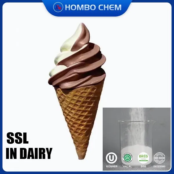 Natriumstearoyllaktylat E481 i glass som Emusilfer CAS-nr.25383-99-7